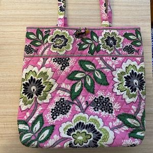 Small Pink Floral Vera Bradley Tote